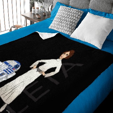 Discover Leia & R2-D2 Baby Blankets