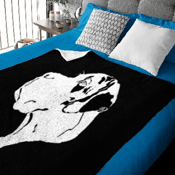 Discover Great Dane Big Head merle Baby Blankets