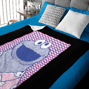 Discover Cookie Monster | Button Down Cookie Baby Blankets