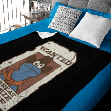 Discover Cookie Monster | Wanted Poster Baby Blankets