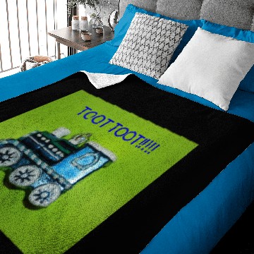 Discover Blue Train, Infant Sleeper Creeper!!!! Baby Blankets