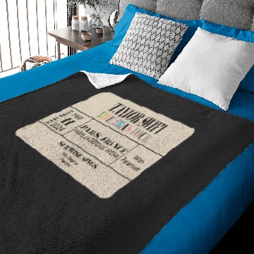 Discover paris n3 eras tour commemorative ticket Baby Blankets