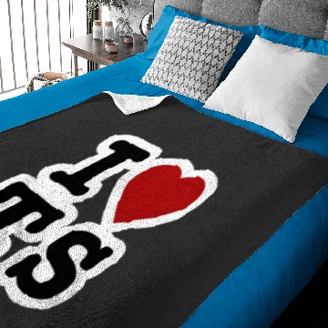 Discover I Love Taylorr Swift Heart Baby Blankets