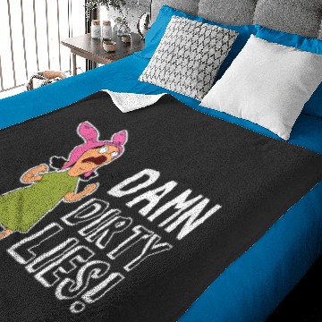 Discover Bobs Burgers Louise Belcher Damn dirtyss Lies Baby Blankets