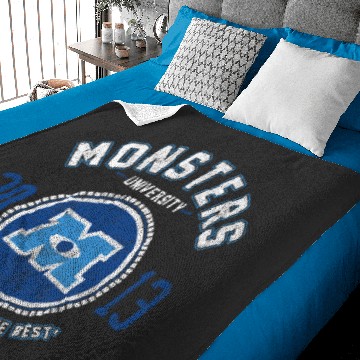 Discover Disney Monsters University Logo Graphic Baby Blankets