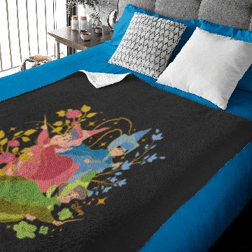 Discover Disney Princess - Sleeping Beauty Flora Fauna Merryweather Baby Blankets