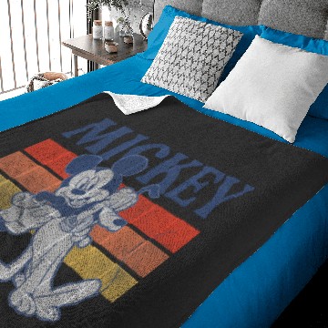 Discover Disney Mickey And Friends Mickey And Pluto Retro Line Baby Blankets