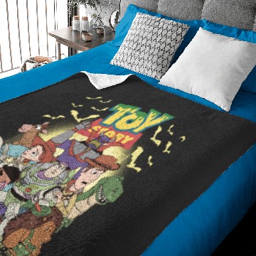 Discover Retro Toy Story Halloween Baby Blankets, Disneyland Halloween, Vintage Toy Story Baby Blankets, Halloween Party 2024