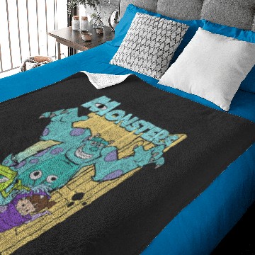 Discover Disney Pixars Monsters Inc. Mike Sully Boo Group Baby Blankets