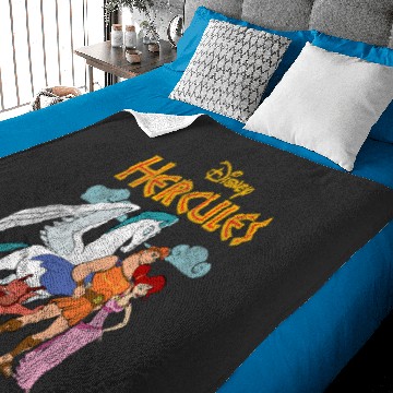 Discover Disney Hercules Classic Hero Group Shot  Poster Baby Blankets