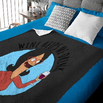 Discover Bobs Burgers Linda winess Helps Me Drink Baby Blankets