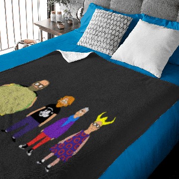 Discover Bobs Burgers Phish by Custeez Baby Blankets