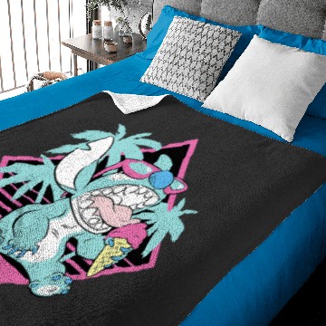 Discover Disney Lilo Stitch Ice Cream Retro 90s Beach Baby Blankets
