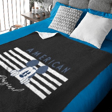 Discover Disney American Original Mickey Raglan Baseball Tee Baby Blankets