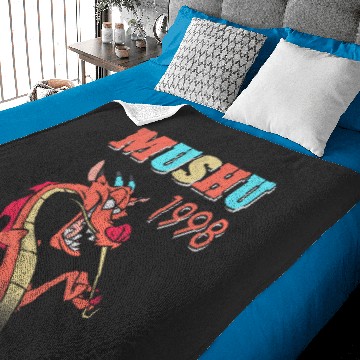 Discover Disney Mulan Mushu 1998 Cool Dragon Baby Blankets