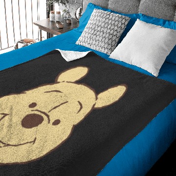 Discover Disney Winnie The Pooh Classic  Bear Big Face Baby Blankets