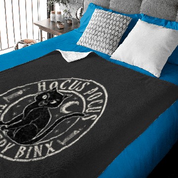 Discover Disney Hocus Pocus Thackery Binx Big Cat Celestial Circle Baby Blankets
