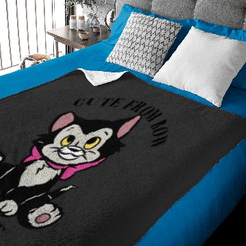 Discover Disney Pinocchio Figaro Cute From Bow To Toe Baby Blankets