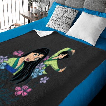 Discover Disney Princess - Be Youtiful Mulan Baby Blankets