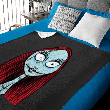 Discover Disney The Nightmare Before Christmas Sally Big Face Baby Blankets