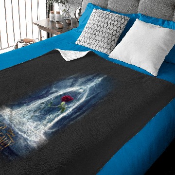 Discover Disney Beauty And The Beast Epic Glass Rose Sweatshirt Sweatshirt Baby Blankets
