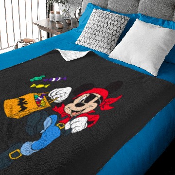 Discover Disney Halloween Mickey Mouse Pirate Baby Blankets