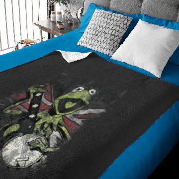 Discover Disney The Muppets London Frog  Rock Kermit Poster Baby Blankets