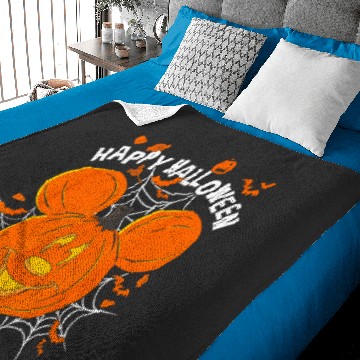 Discover Disney Mickey & Friends Mickey Pumpkin Happy Halloween Baby Blankets
