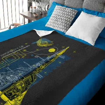 Discover Disney Pixar Lightyear XL-01 Property Of Star Command Poster Baby Blankets