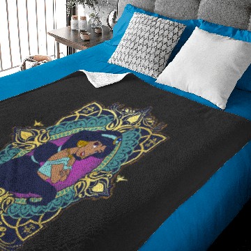 Discover Disney Aladdin 30th Anniversary Jasmine Portrait Baby Blankets
