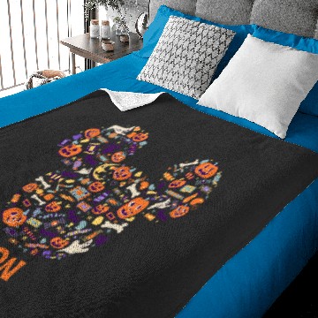 Discover Disney Mickey Mouse Icon Halloween Son Baby Blankets