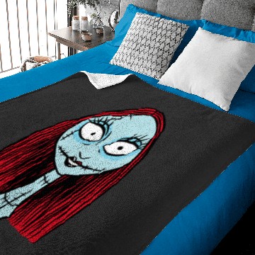 Discover Disney The Nightmare Before Christmas Sally Big Face Baby Blankets
