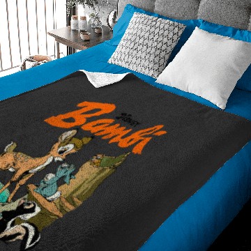 Discover Disney Bambi  Group Poster Baby Blankets