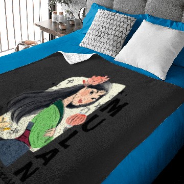 Discover Disney Princess - Mulan Hero And Princess Baby Blankets