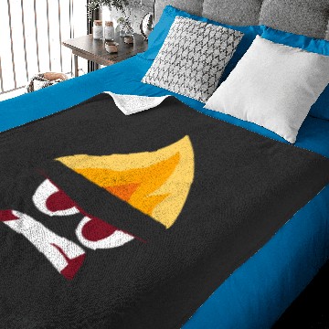 Discover Disney Pixar Inside Out Halloween Anger Big Face On Fire Baby Blankets
