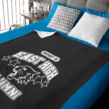 Discover Disney High School Musical The Series East High Alumni Logo Baby Blankets