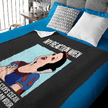 Discover Disney Princess - Snow White House Stays Clean Meme Baby Blankets