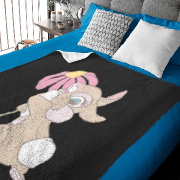 Discover Disney Bambi Cute Flirty Thumper Rabbit Big Chest Portrait Baby Blankets