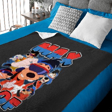 Discover Disney A Goofy Movie Max Goof Porrtrait  Retro Baby Blankets, WDW Magic Kingdom  Baby Blankets