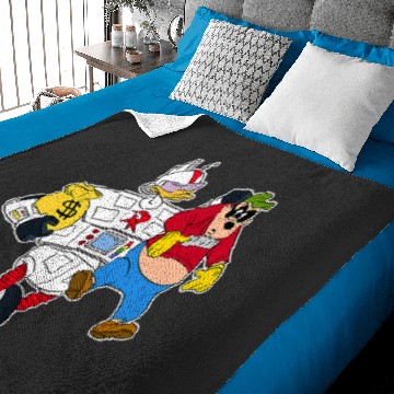 Discover Disney Gizmoduck and Beagle Boy DuckTales Baby Blankets