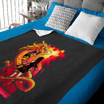 Discover Reflection Sticker: Disney Mulan Anime Mushu, Mulan and Mushu Baby Blankets