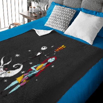 Discover disney nightmare bee christmas Baby Blankets