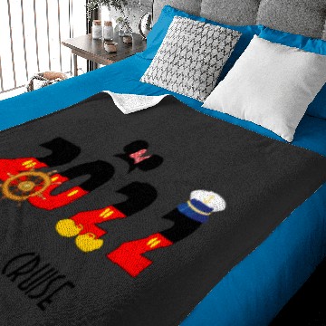 Discover Disneyy Cruise Sailor Baby Blankets
