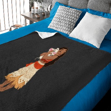 Discover Disney Moana and Pua Baby Blankets