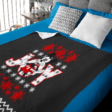 Discover Disney Mickey Mouse Joy Christmas Baby Blankets