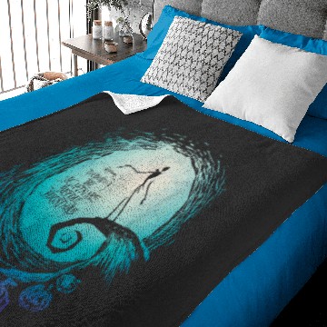 Discover Disney Nightmare Before Christmas Jack Movie Logo Baby Blankets