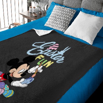 Discover Disney Mickey Mouse Easter Fun Painting Eggs Baby Blankets