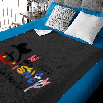 Discover Disneyy 2022 Family Vacation Baby Blankets