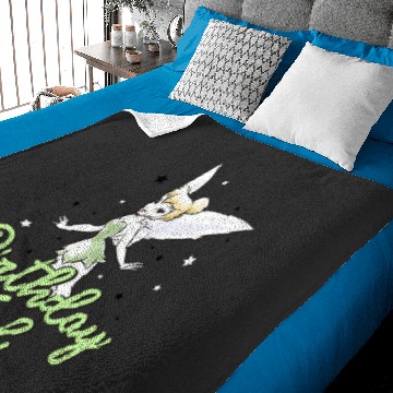 Discover Disney Peter Pan Birthday Kid Vintage Tinker Bell Baby Blankets