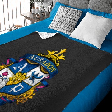 Discover Disney Descendants Auradon Prep Crest Baby Blankets